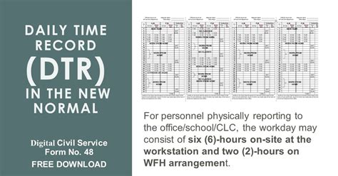 daily time record example|Digital Form 48 .